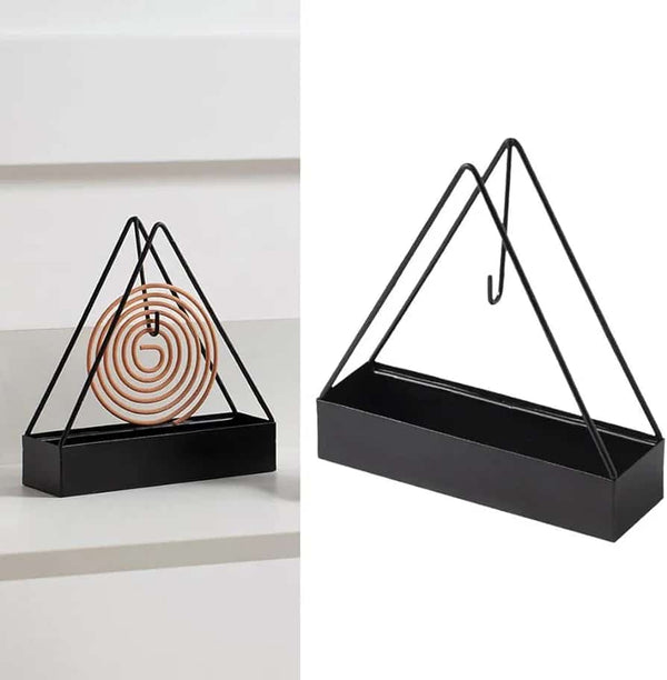 Mosquito Coil Holder Incense Burner Decorative Ornament Craft  Triangle (Random colors)