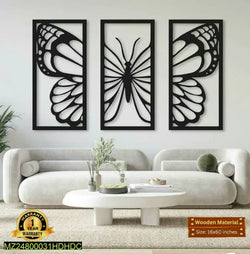 Wooden Butterfly Wall Decorations