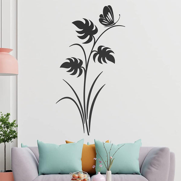 Flower wall stickers Wooden material Decoration for Kitchen, Living Room, Bedroom