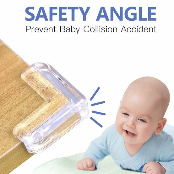 New Child Baby Silicone Safety Protector Table Corner Protection From Children Anticollision Edge Corners Guards Cover For Kids.(1 pack 4 pcs )