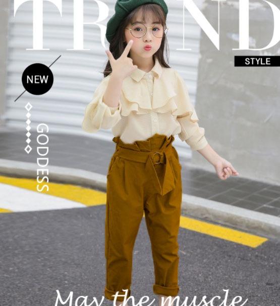 Shirt + Pants new style summer and winter dress for girls